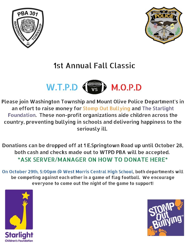 WTPD 1st Annual Fall Classic Fundraiser