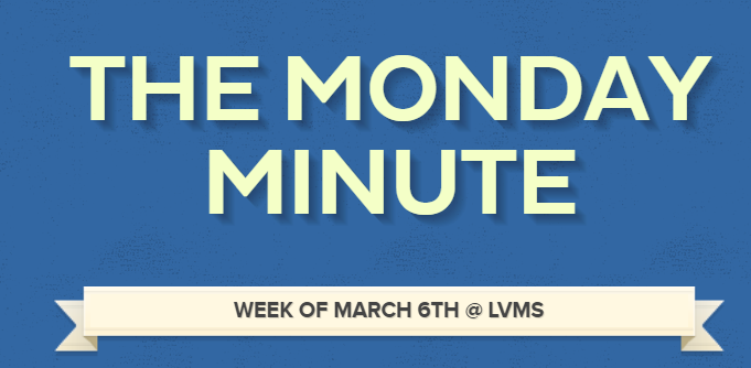 LVMS Monday Minute 3/6/23 Title
