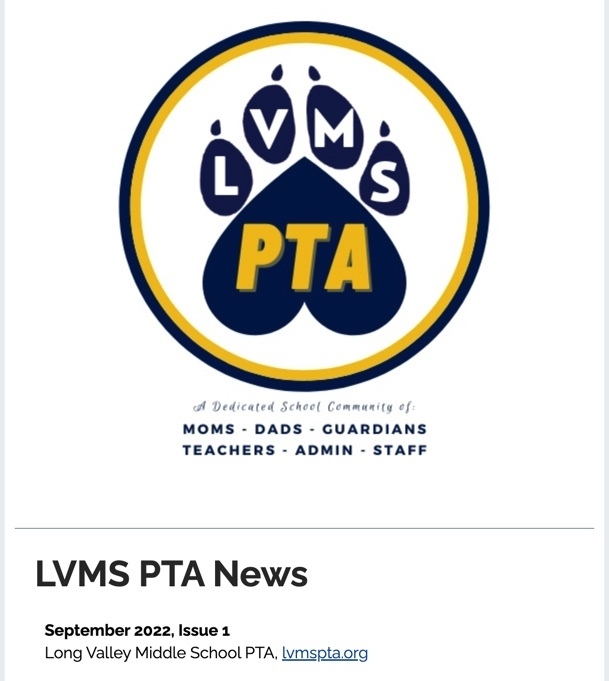 PTA logo and PTA News masthead