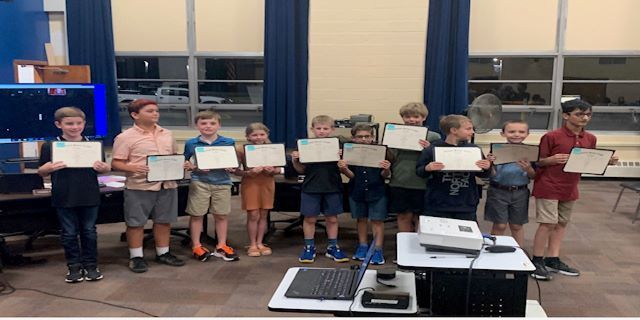 District Third Grade National Science League Winners