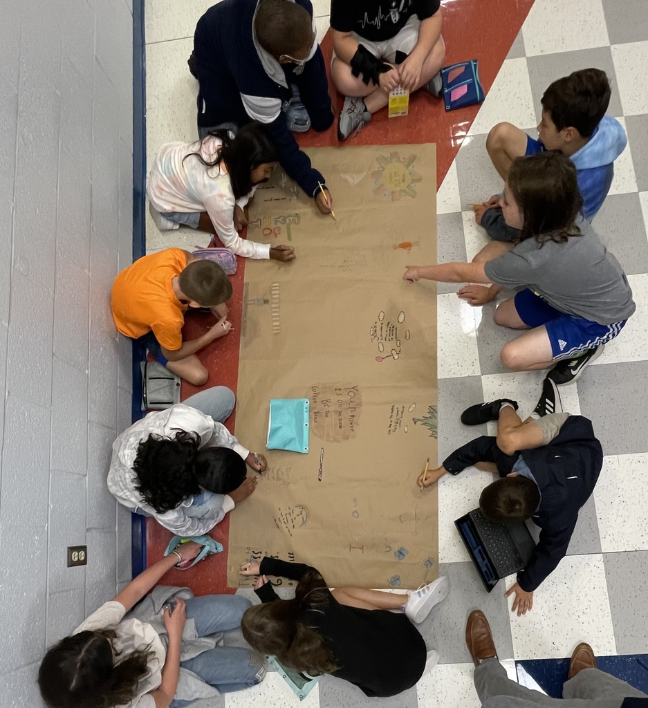 Students working