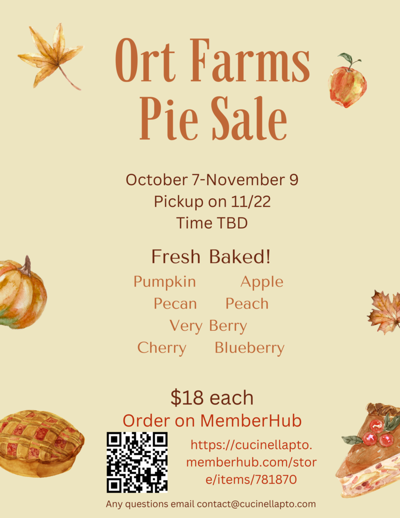 Thanksgiving Pie Sale
