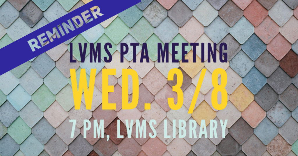 pta march 8 meeting